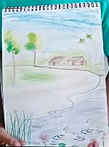 Student drawing — Riverside
