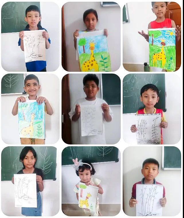 Giraffe drawings