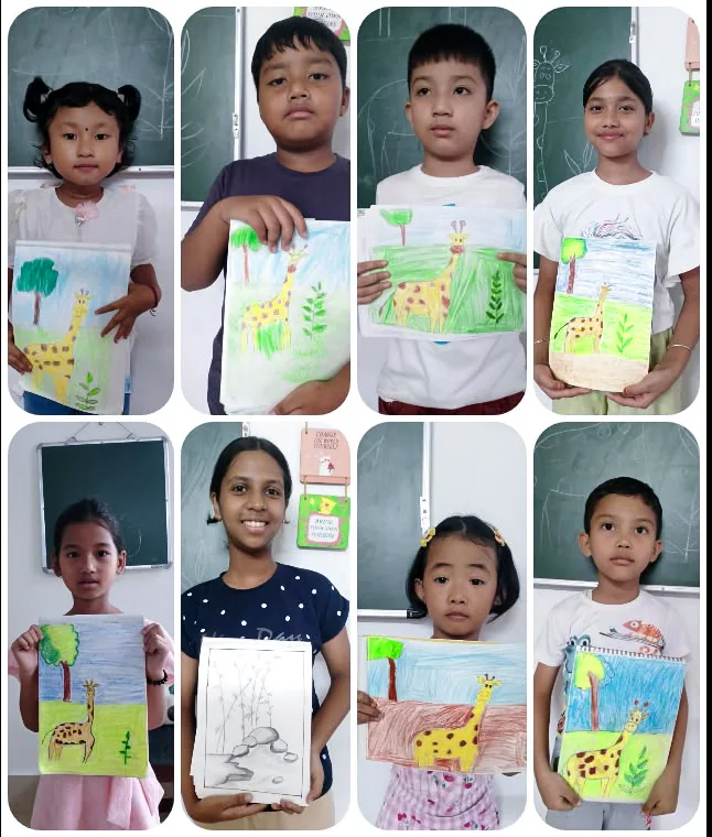 Giraffe drawings